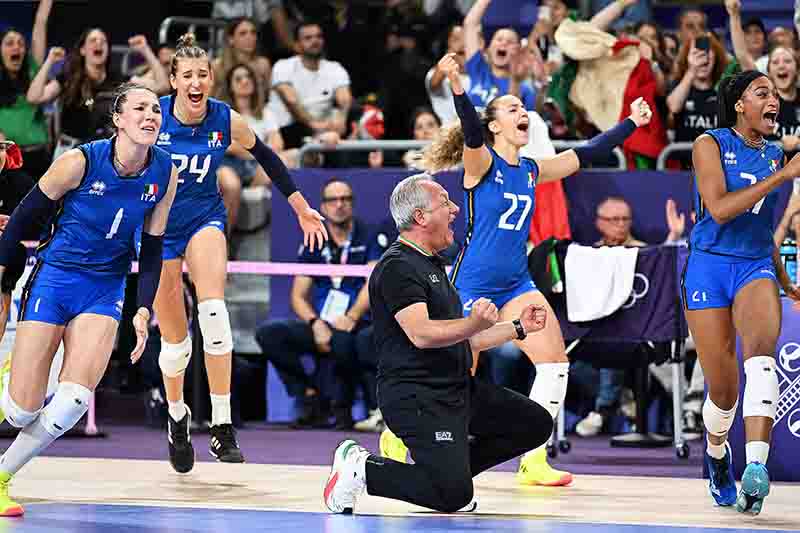 Italy Gold Medal in Women's Volley