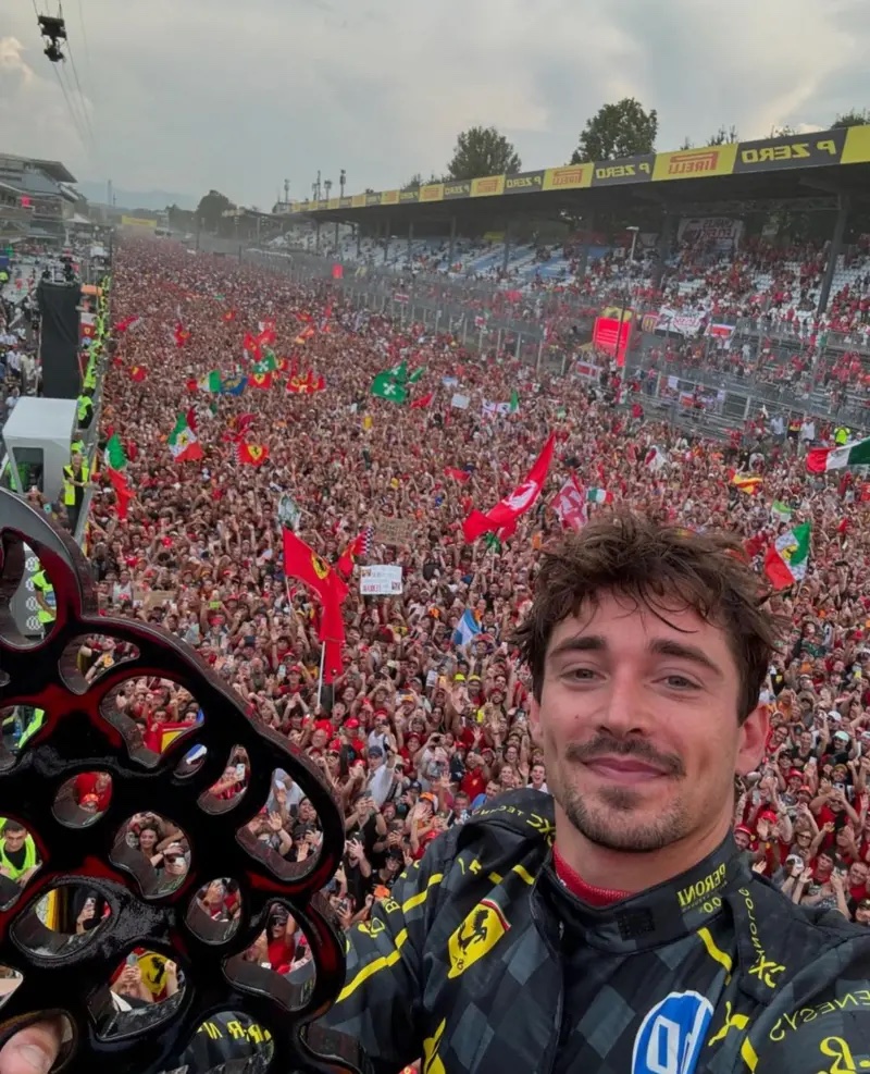 leclerc instagram gp monza