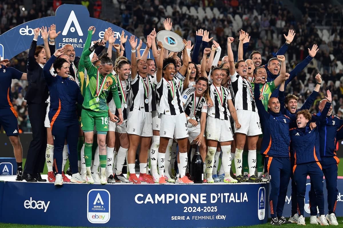 serie a femminile ultima giornata Juventus festa scudetto